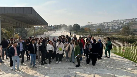 Justinianus Köprüsü restorasyonunu incelediler