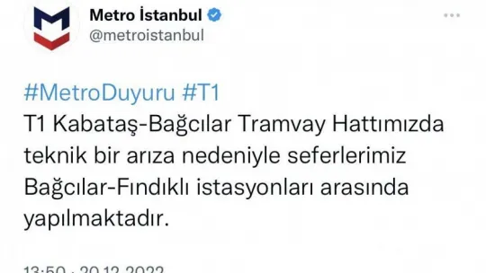 Kabataş'ta tramvay raydan çıktı: 4 yaralı