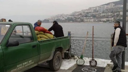 Kaçak midye avcılarına operasyon