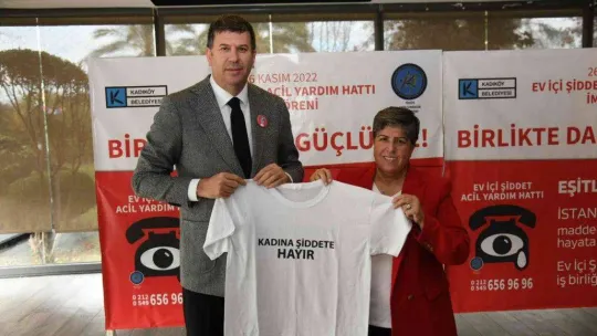 Kadıköy Belediyesi ile Türkiye Kadın Dernekleri Federasyonu arasında 'Ev İçi Şiddet Acil Yardım Hattı' protokol imzası atıldı