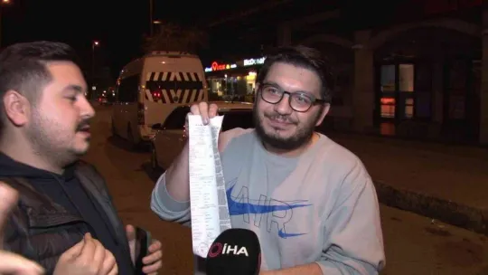 Kadıköy'de denetime takıldı, cezayı doğum günü olan arkadaşına hediye etti