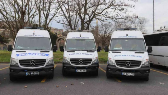 Kağıthane Belediyesi, hasta nakil hizmeti veriyor