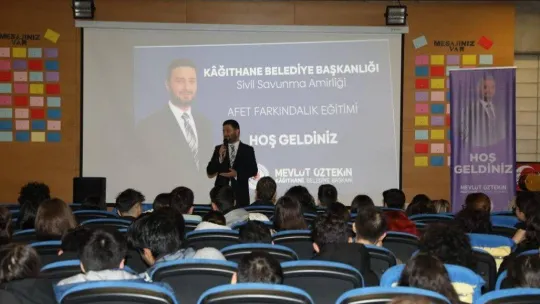 Kağıthane Belediyesi ilçedeki tüm gençleri afetlere karşı eğitiyor