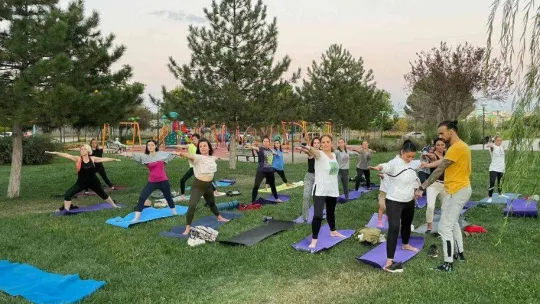 Kalp yogasıyla kalp sağlığına dikkat çektiler
