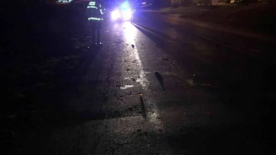 Kamyonetin çarptığı yaya ağır yaralandı