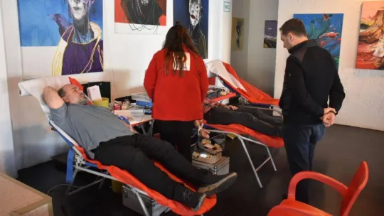 Kan bağışı farkındalık kampanyası ilgi gördü