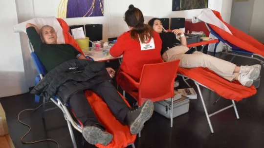 Kan bağışı farkındalık kampanyası ilgi gördü