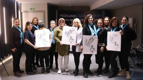 Kanser hastaları sanat ile hayata tutunuyor