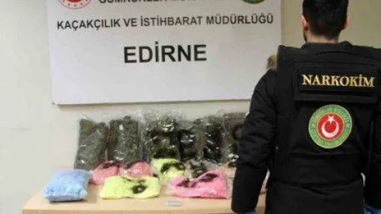 Kapıkule'de 30 kilogram uyuşturucu elle geçirildi