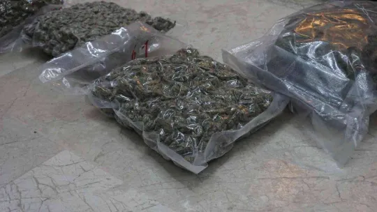 Kapıkule'de valizler dolusu uyuşturucuyu çöpe atarken yakalandılar