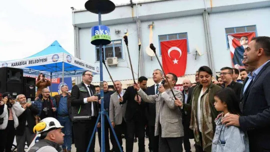 Karabiga doğalgaza kavuştu