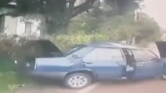 Karı kocayı feci kaza ayırdı