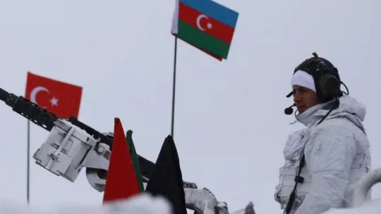 Kars'ta gerçekleştirilen 'Kış Tatbikat-2023'ün Seçkin Gözlemci Günü başladı