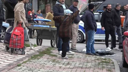 Kartal'da beton mikseri dehşeti kamerada