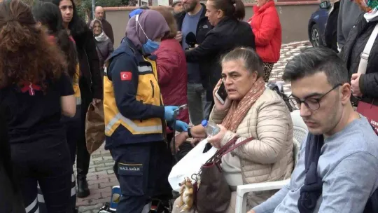 Kartal'da beton mikseri dehşeti kamerada