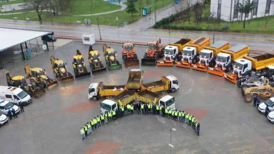 Kartepe kar sezonuna hazır