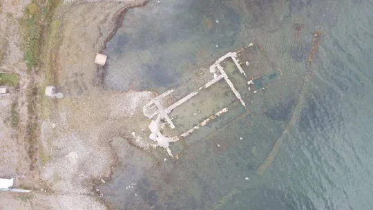 Kasım ayının ortasında gölde yüzdüler