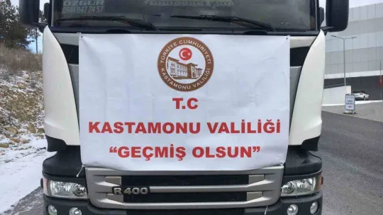 Kastamonu'dan deprem bölgesine 'yardım' seferberliği