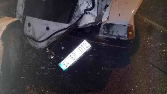 Kavşağa tersten giren panelvan kazaya sebep oldu: 6 yaralı