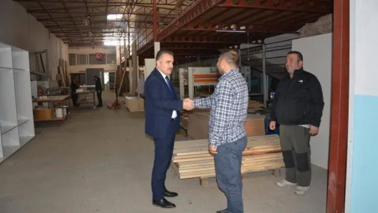Kaymakam Odabaş, sanayi esnafını ziyaret etti