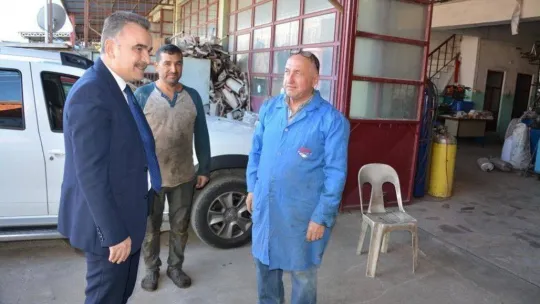 Kaymakam Odabaş, sanayi esnafını ziyaret etti