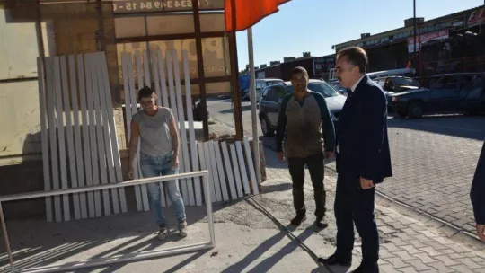 Kaymakam Odabaş, sanayi esnafını ziyaret etti