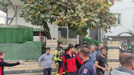 Kaynak yapılan atölyede yangın çıktı