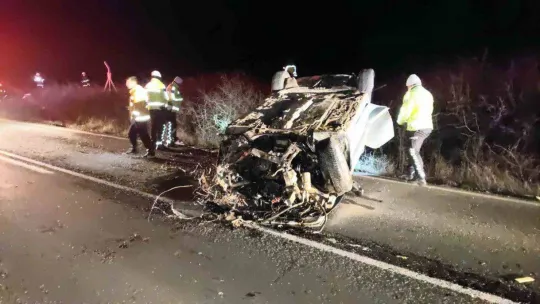Kaza sonrası zifiri karanlıkta ceset ve yaralı aradılar