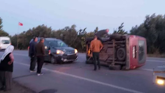 Kaza yerine giden muhabir, abisinin kazasıyla karşılaştı