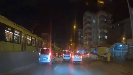 Kazalar araç kameralarına yansıdı