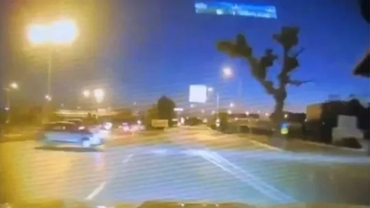 Kazalar araç kameralarına yansıdı