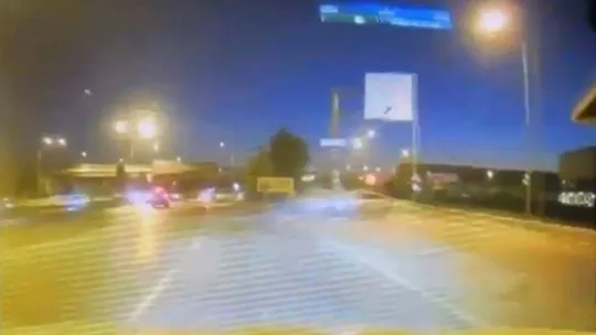 Kazalar araç kameralarına yansıdı