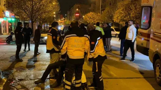 Kazanın ardından tekmeli yumruklu kavga kamerada