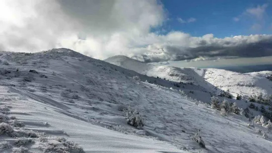 Kazdağları Milli Parkı kar yağışı nedeniyle geçici olarak ziyarete kapatıldı