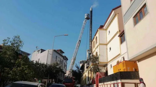 Kebapçı dükkanında çıkan yangın korkuttu