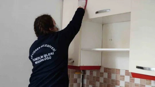 Keçiören Belediyesinden öğrenci evlerine temizlik hizmeti