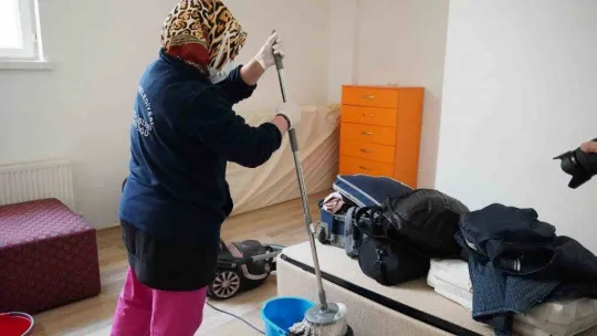 Keçiören Belediyesinden öğrenci evlerine temizlik hizmeti