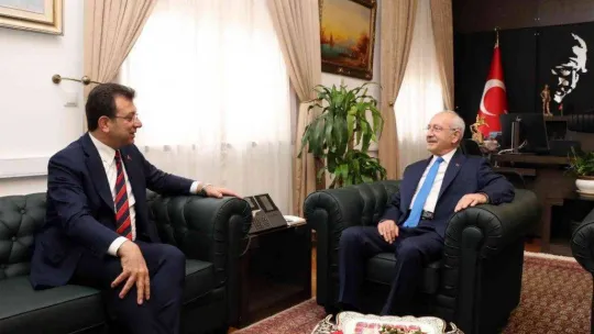 Kemal Kılıçdaroğlu, Ekrem İmamoğlu'nu kabul etti