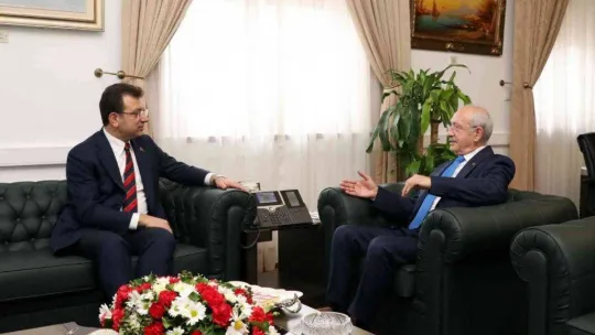 Kemal Kılıçdaroğlu, Ekrem İmamoğlu'nu kabul etti