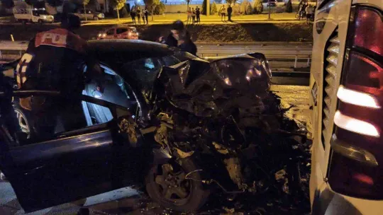 Keşan'da feci kaza:2 ölü