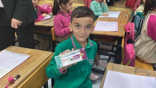 Kestel Belediyesi'nden çocuklara diş bakım seti