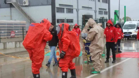 Kırklareli'de gerçeği aratmayan KBRN tatbikatı