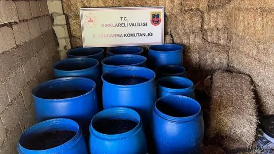 Kırklareli'nde 14 bin 960 litre sahte içki ele geçirildi 6 gözaltı