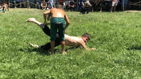 Kırklareli'nde 9. Koca Yusuf Yağlı Pehlivan Güreşleri başladı