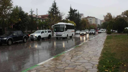 Kırklareli'nde sağanak yağış