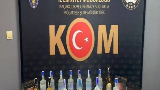 Kırklareli'nde sahte içki operasyonu: 2 gözaltı