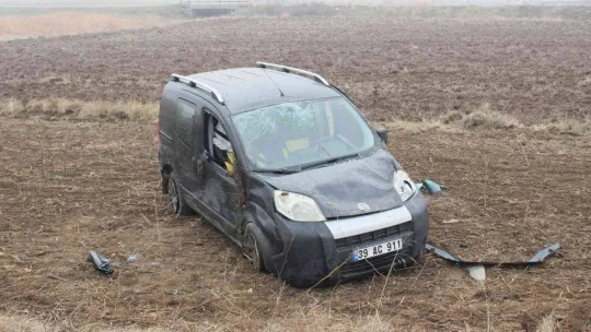 Kırklareli'nde trafik kazası: 1 yaralı