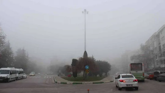 Kırklareli'nde yoğun sis etkili oluyor
