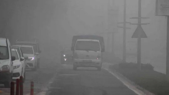 Kırklareli'nde yoğun sis etkili oluyor