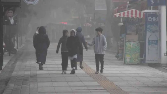 Kırklareli'nde yoğun sis etkili oluyor